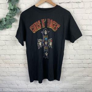 BRAVADO Guns N Roses Black T-Shirt Size XL